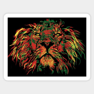 Panthera leo Sticker